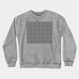 Offset Concentric Circles Pattern 004 Crewneck Sweatshirt